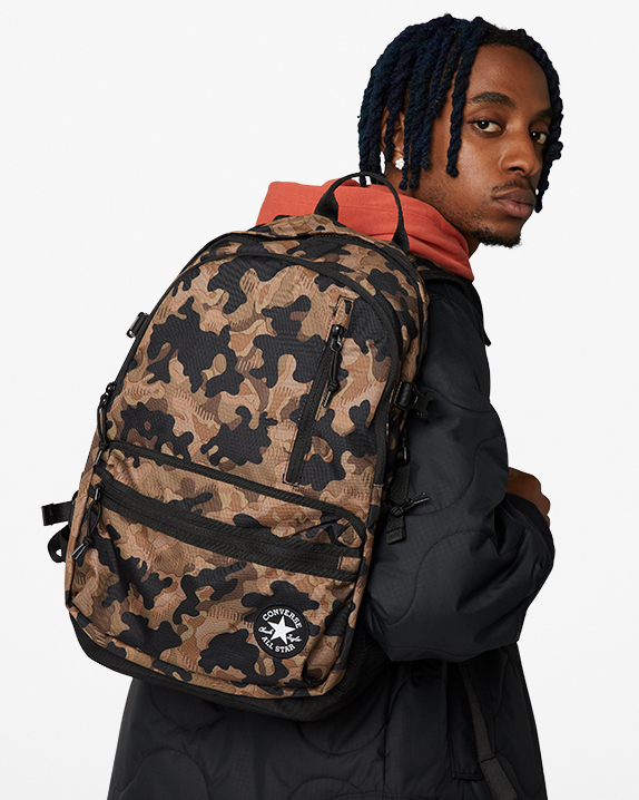 converse all star camo backpack